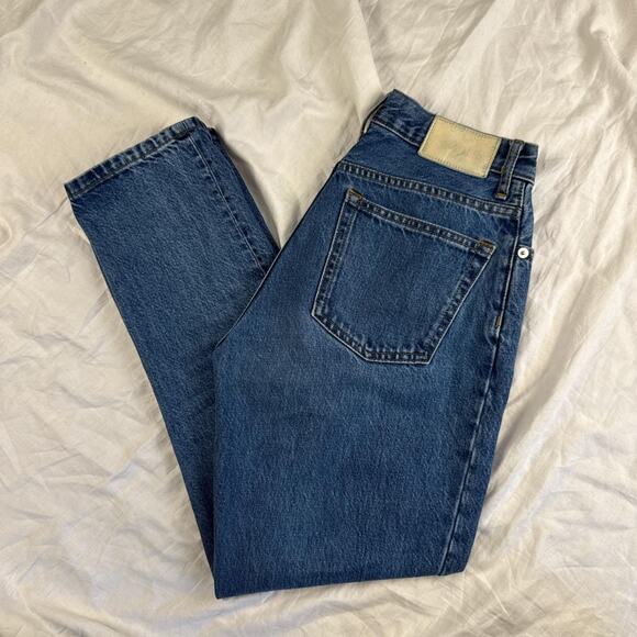 Everlane blue 90s cheeky cropped straight leg jeans - Picture 3 of 7
